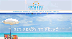 Desktop Screenshot of mymyrtlebeachcondos.com